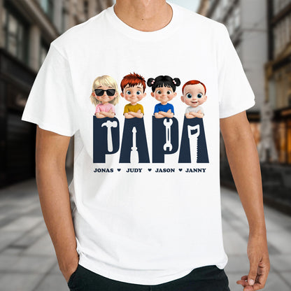 Celebrate Your Family With Custom Cartoon Designs, Cartoon Children And Tools