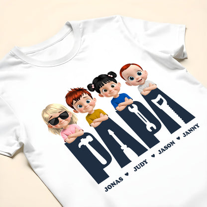 Celebrate Your Family With Custom Cartoon Designs, Cartoon Children And Tools
