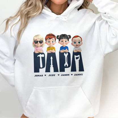 Celebrate Your Family With Custom Cartoon Designs, Cartoon Children And Tools