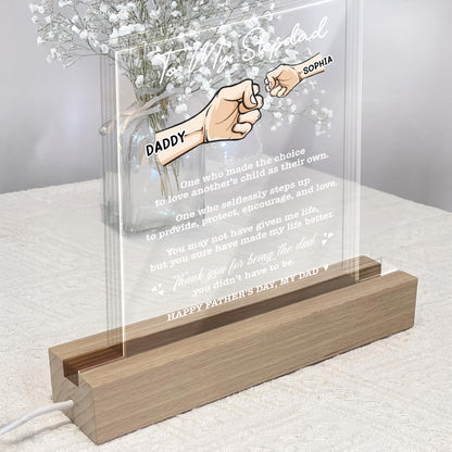 To My Stepdad, One Who Made The Choice, Clasped Hands