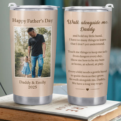 Walk Alongside Me Daddy, Father And Child, Heart