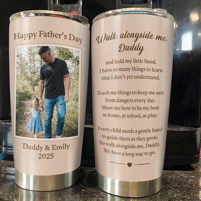 Walk Alongside Me Daddy, Father And Child, Heart