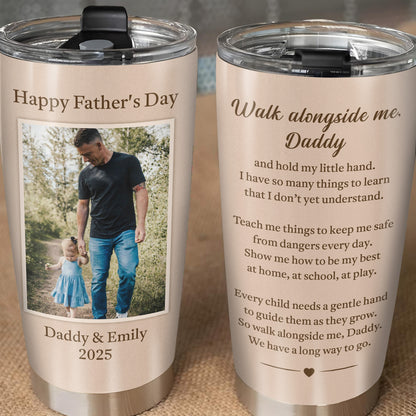 Walk Alongside Me Daddy, Father And Child, Heart