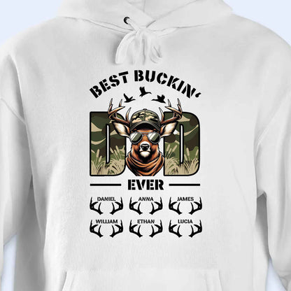 Best Buckin' Ever, Deer With Sunglasses And Antlers