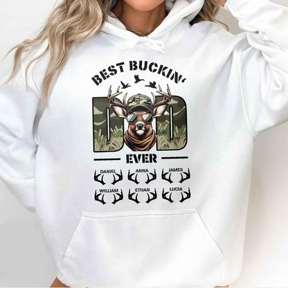 Best Buckin' Ever, Deer With Sunglasses And Antlers