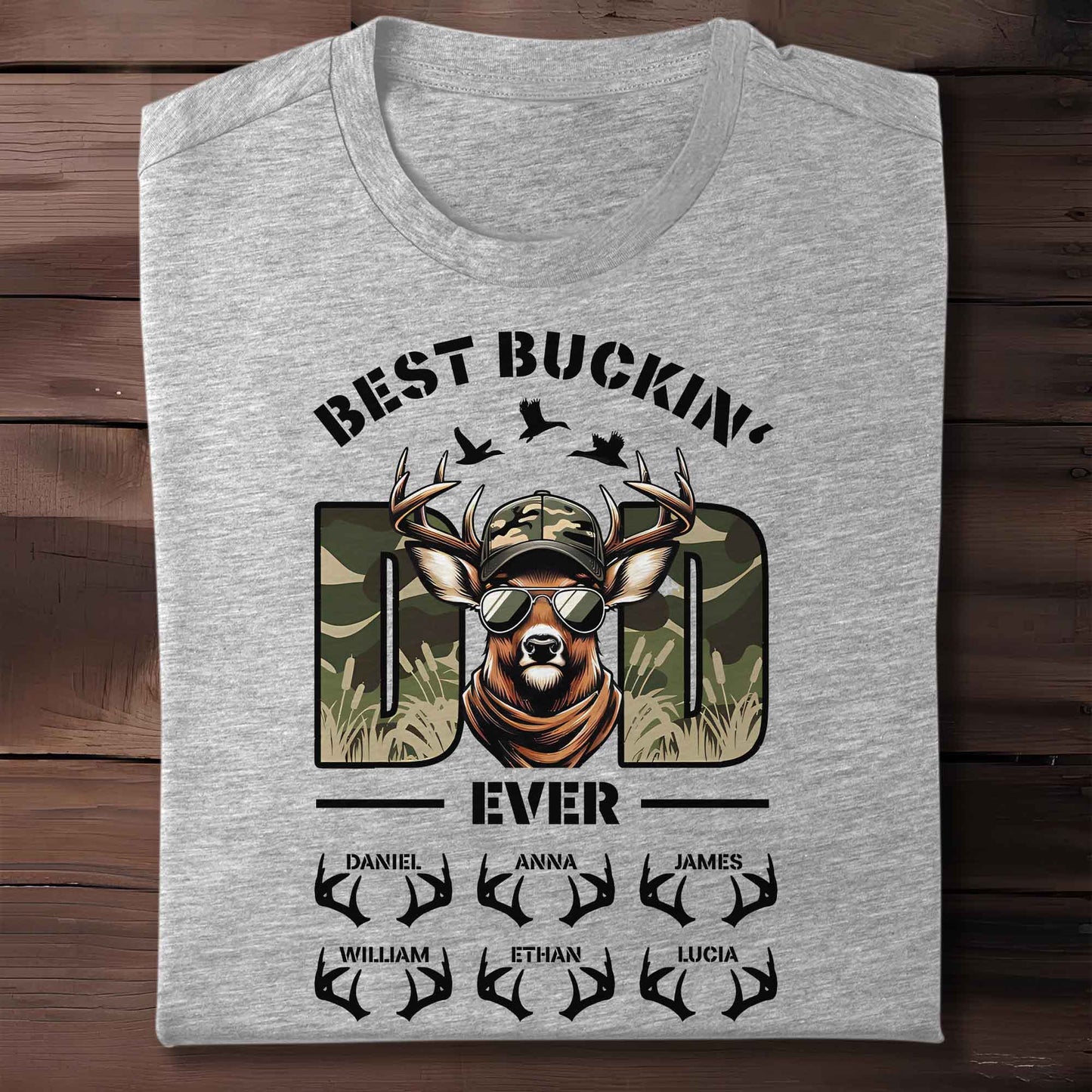 Best Buckin' Ever, Deer With Sunglasses And Antlers