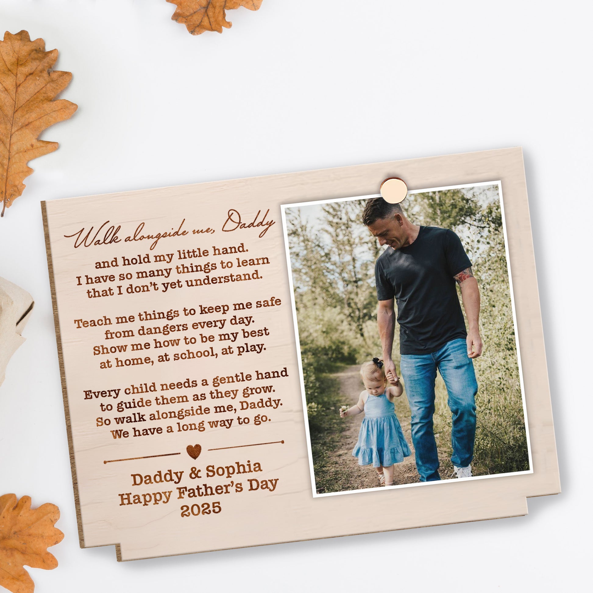 Walk alongside me, Daddy, Father Walking With Daughter