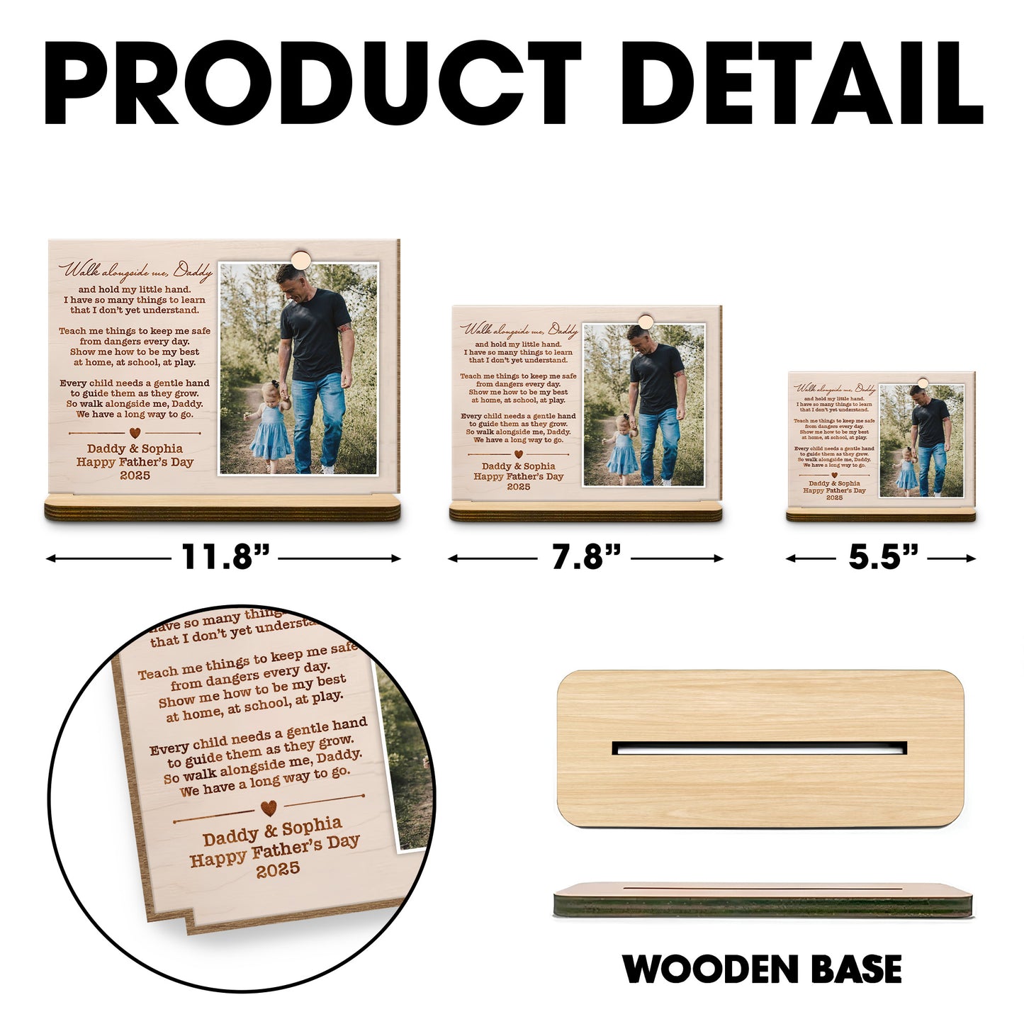 Walk alongside me, Daddy, Father Walking With Daughter