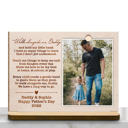 Walk alongside me, Daddy, Father Walking With Daughter