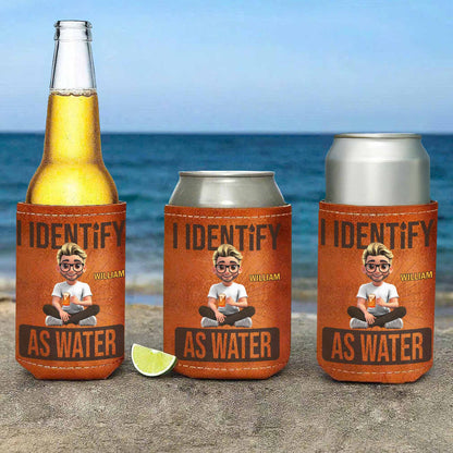 I Identify As Water With Cartoon Person