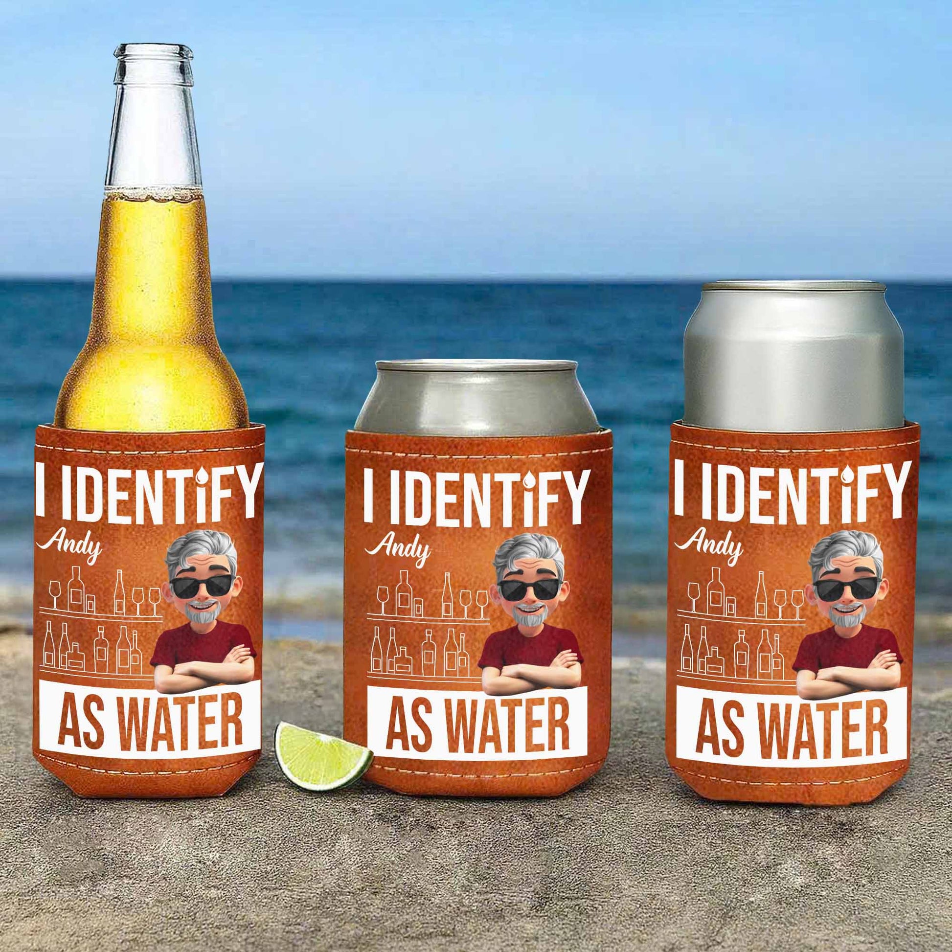 I Identify As Water With Cartoon Character