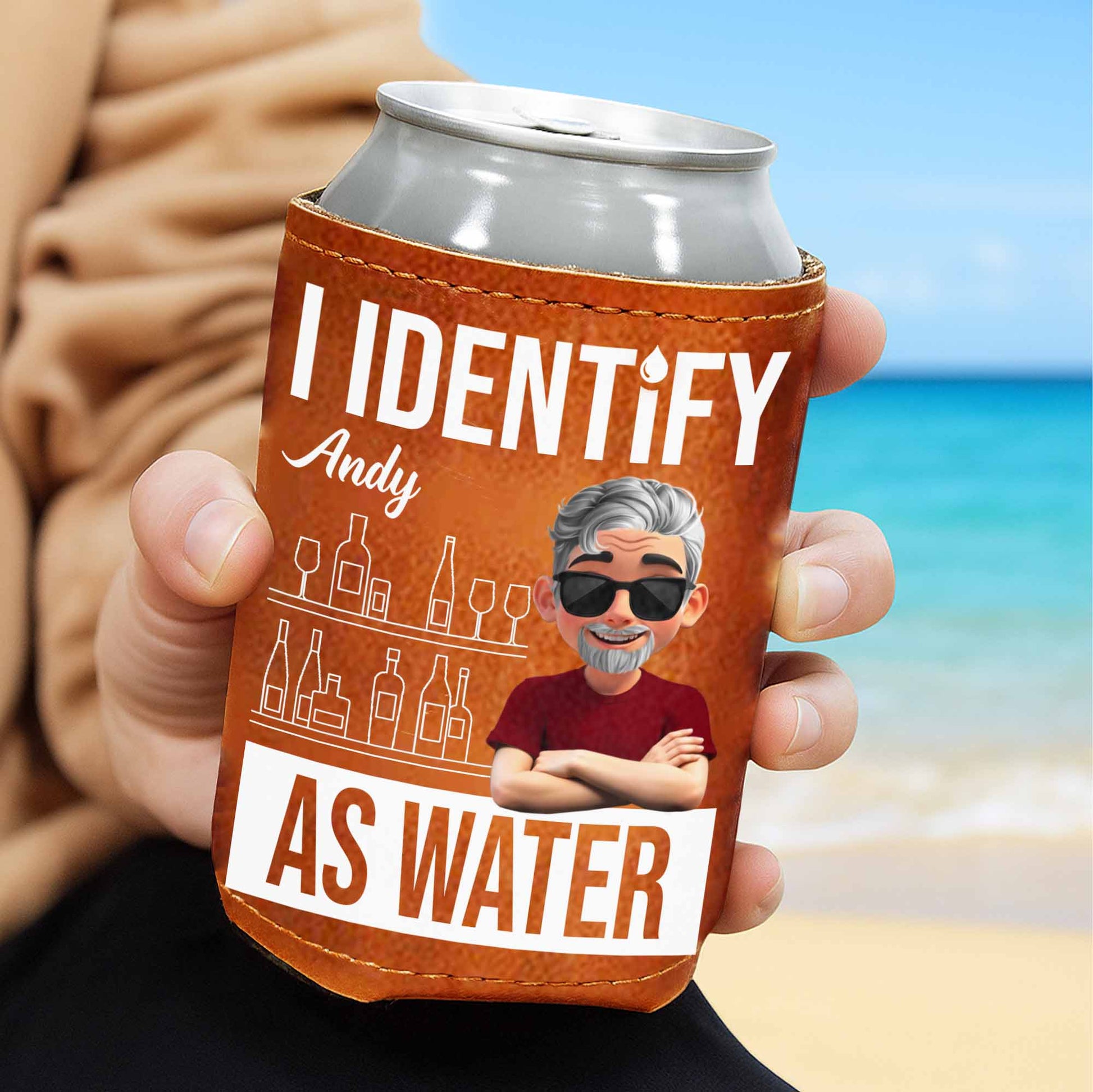 I Identify As Water With Cartoon Character