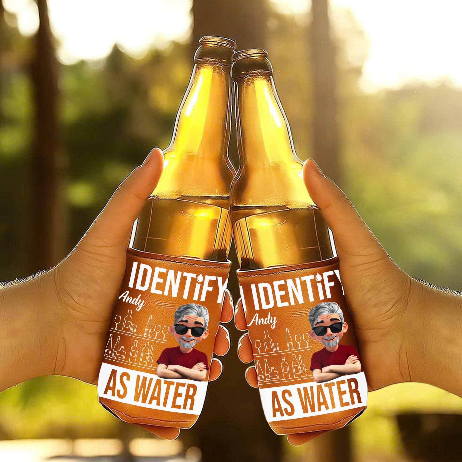 I Identify As Water With Cartoon Character