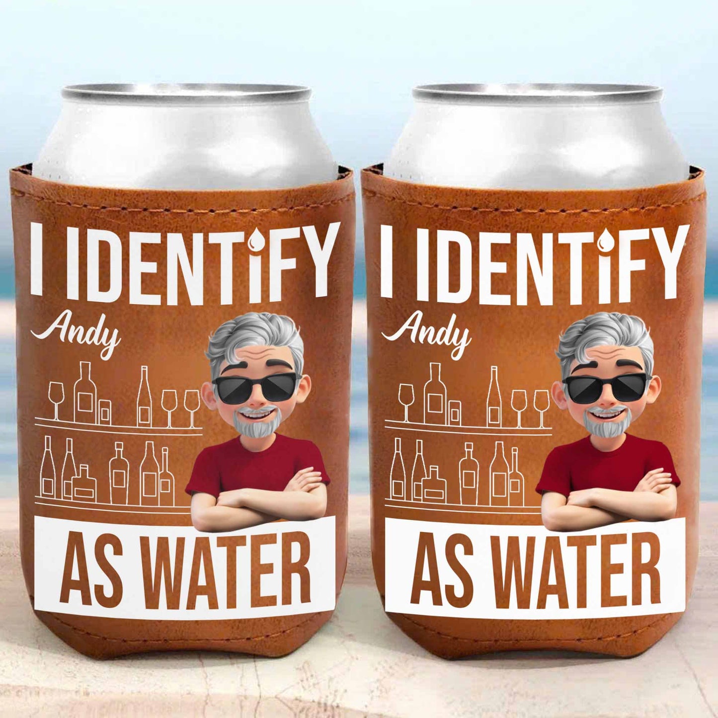 I Identify As Water With Cartoon Character