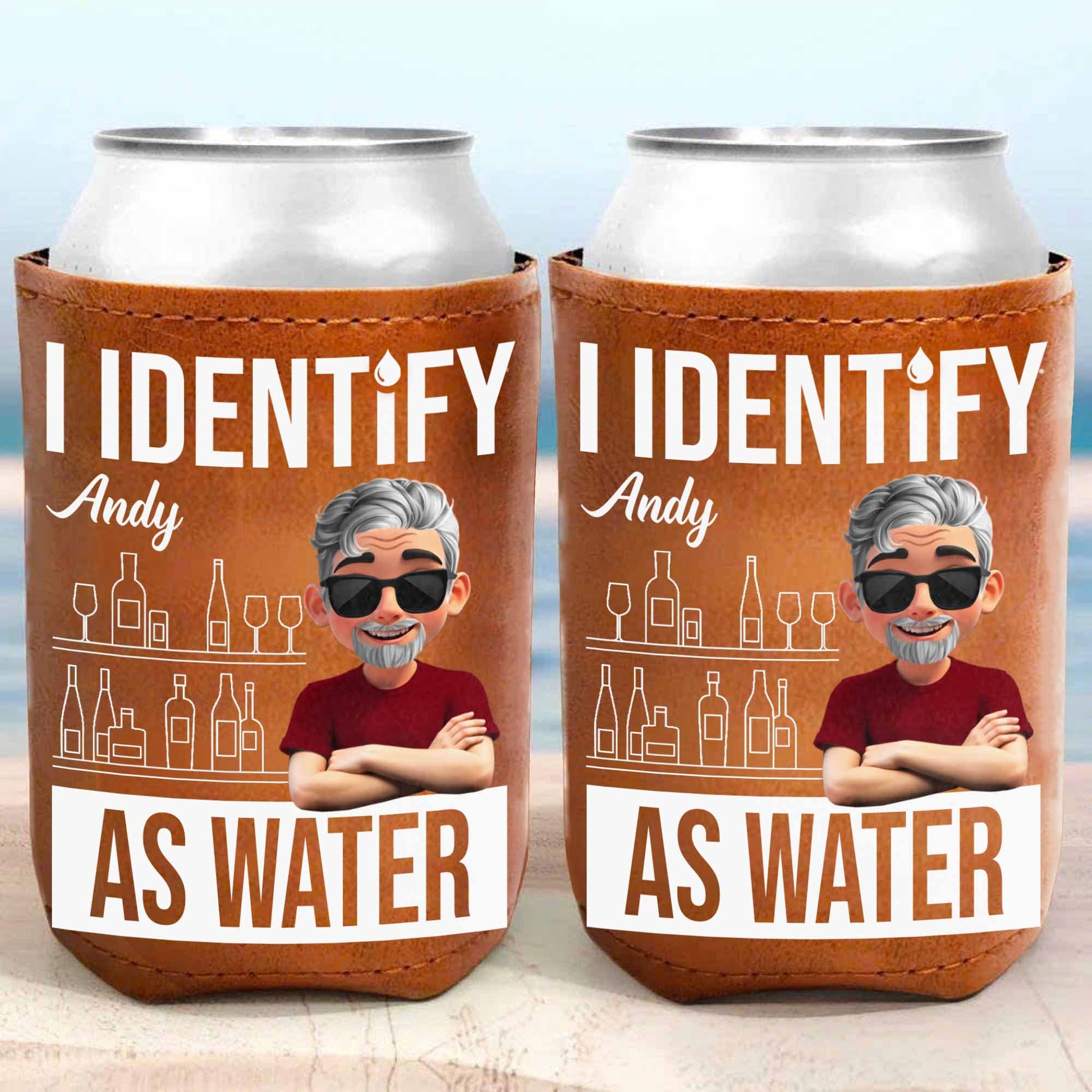 I Identify As Water With Cartoon Character