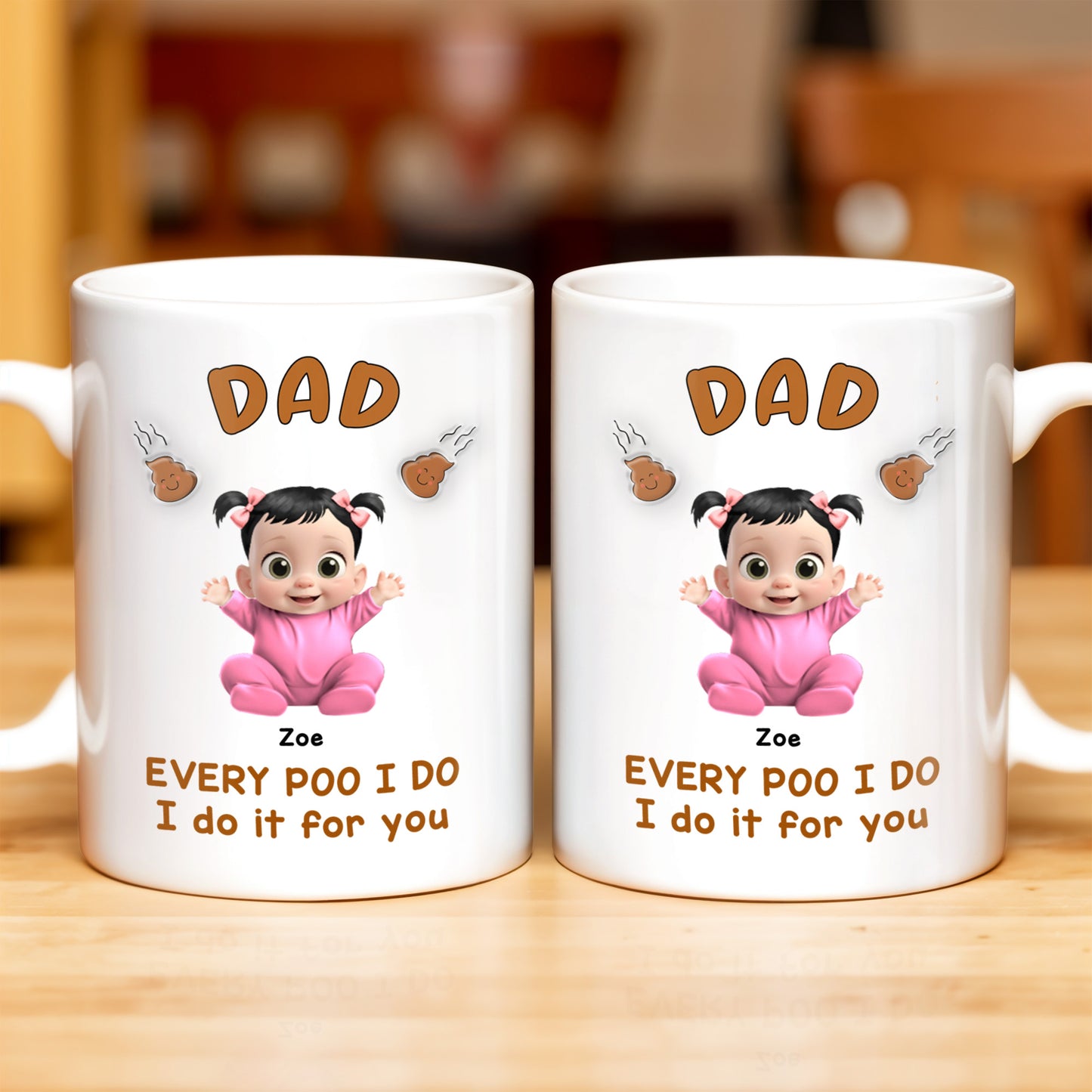 Every Poo I Do I Do It For You, Baby and Poo Emoji