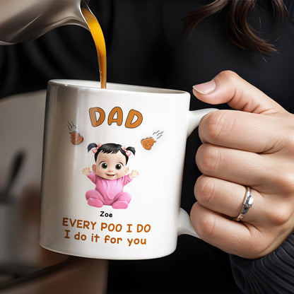 Every Poo I Do I Do It For You, Baby and Poo Emoji