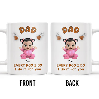 Every Poo I Do I Do It For You, Baby and Poo Emoji