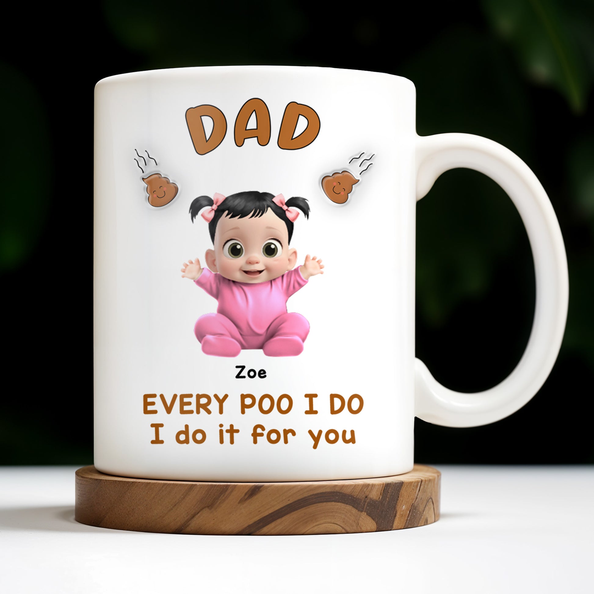 Every Poo I Do I Do It For You, Baby and Poo Emoji