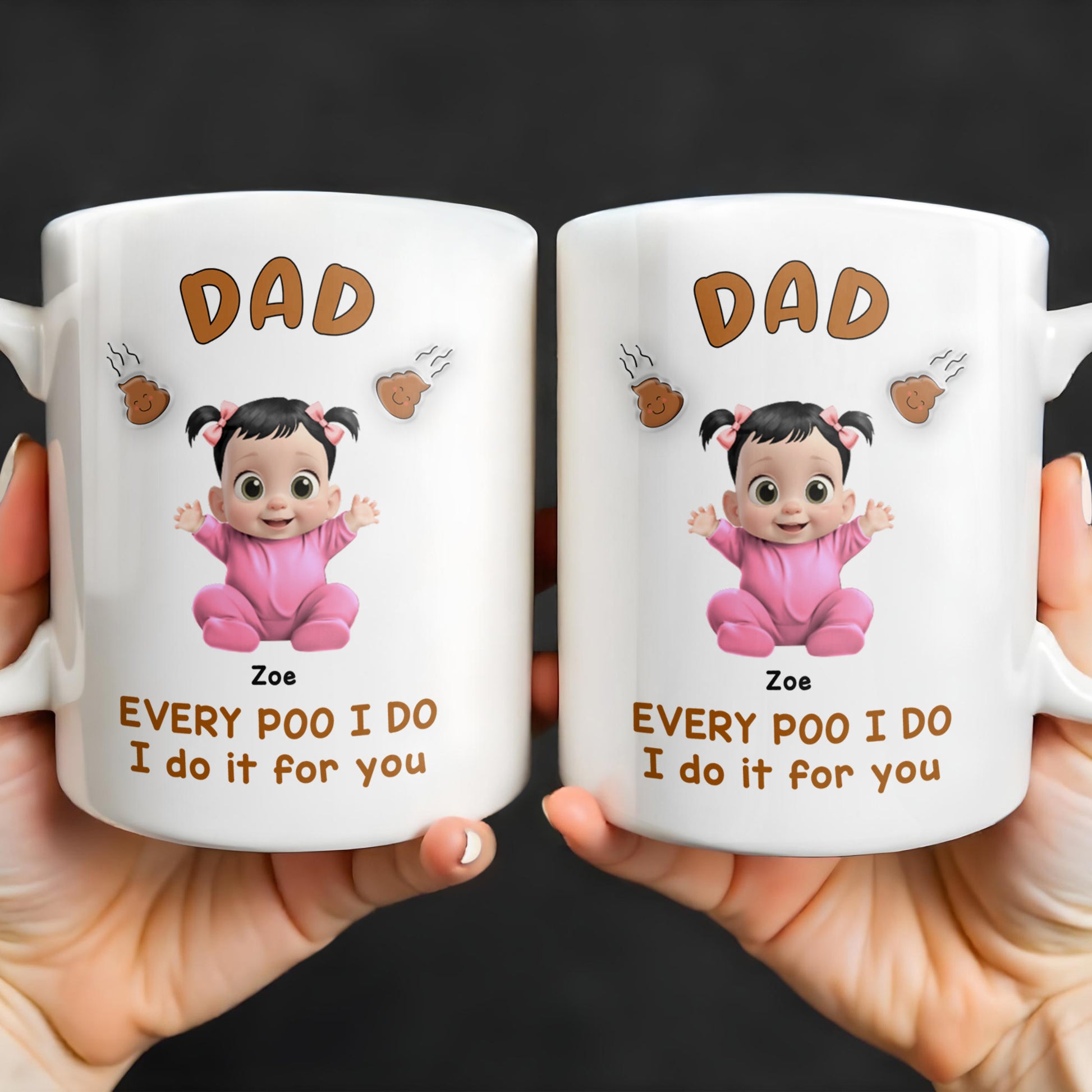 Every Poo I Do I Do It For You, Baby and Poo Emoji