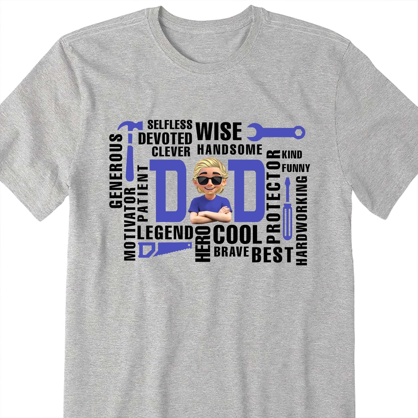 Selfless, Devoted, Wise, Dad Avatar Cool & Brave Words