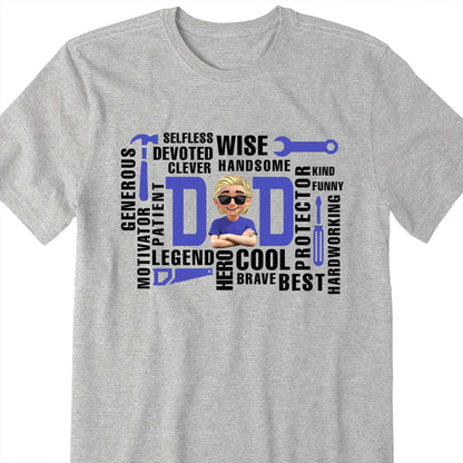 Selfless, Devoted, Wise, Dad Avatar Cool & Brave Words