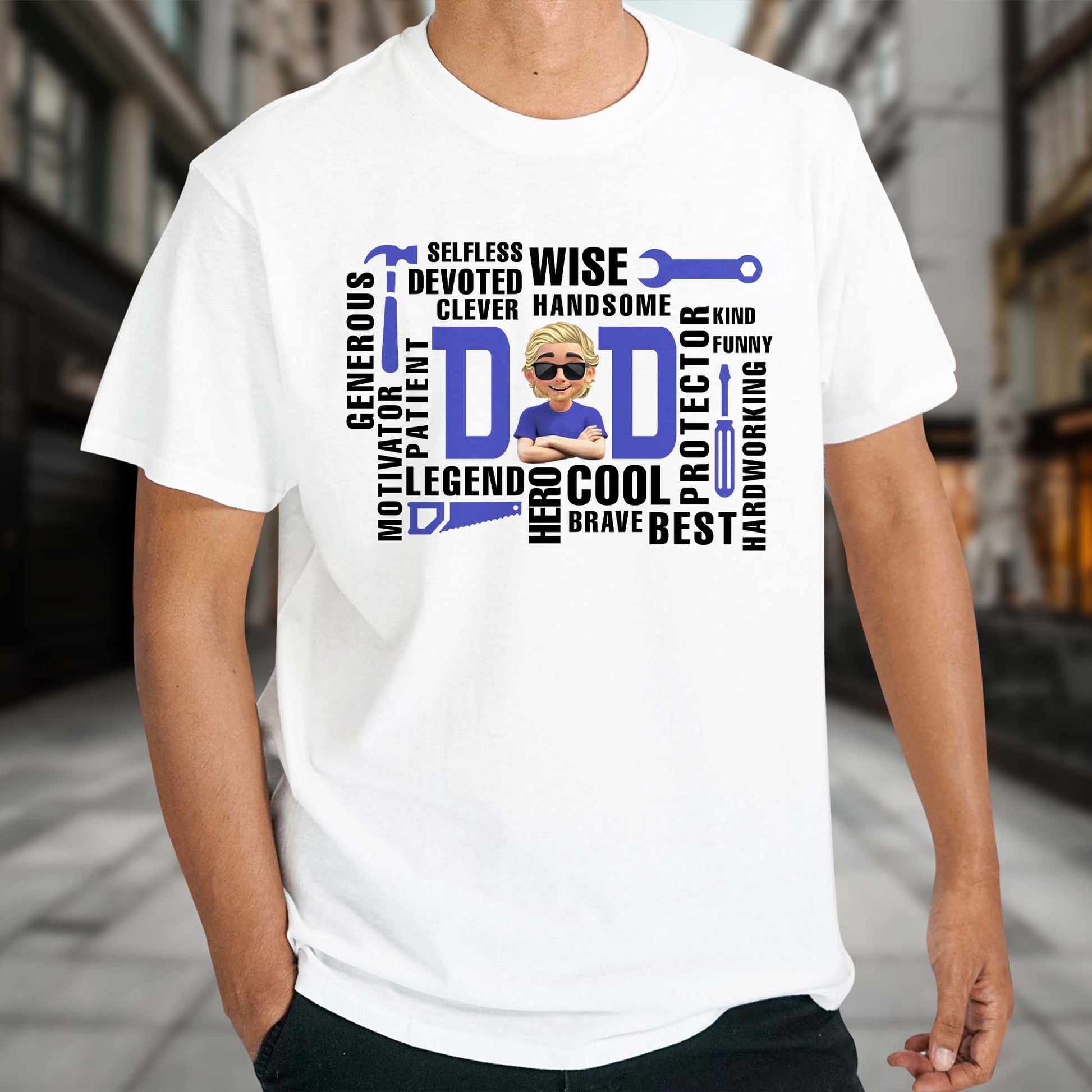 Selfless, Devoted, Wise, Dad Avatar Cool & Brave Words