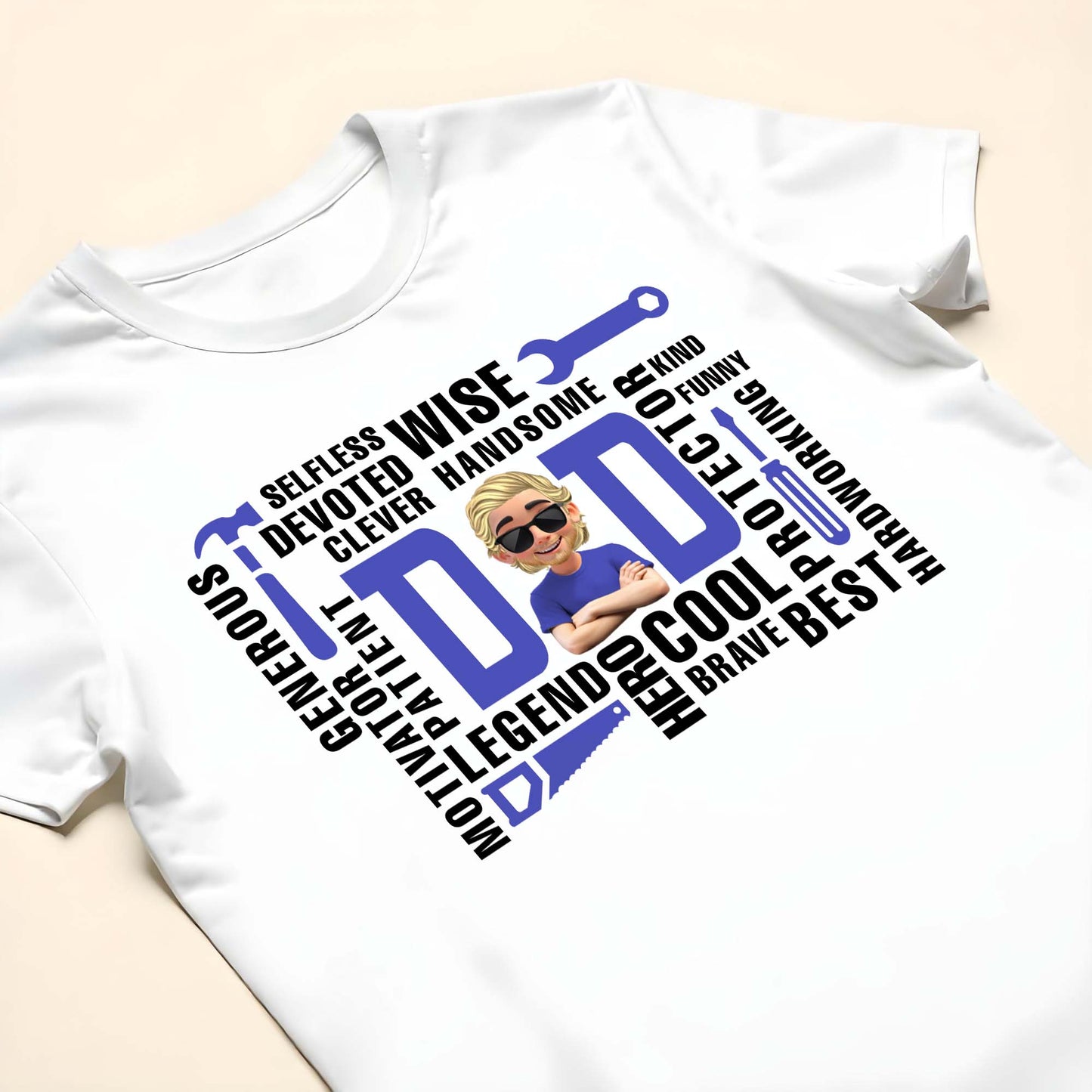 Selfless, Devoted, Wise, Dad Avatar Cool & Brave Words