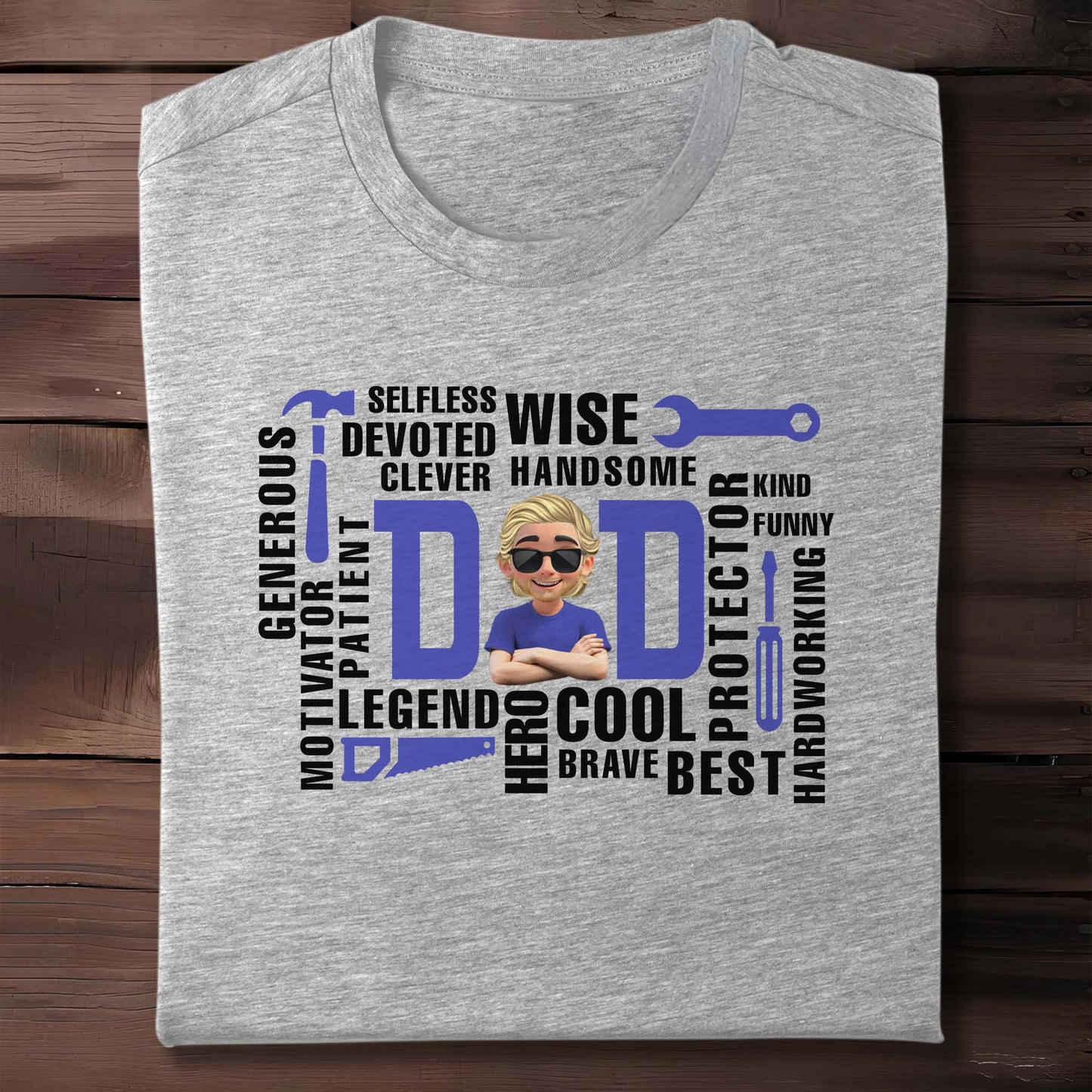 Selfless, Devoted, Wise, Dad Avatar Cool & Brave Words