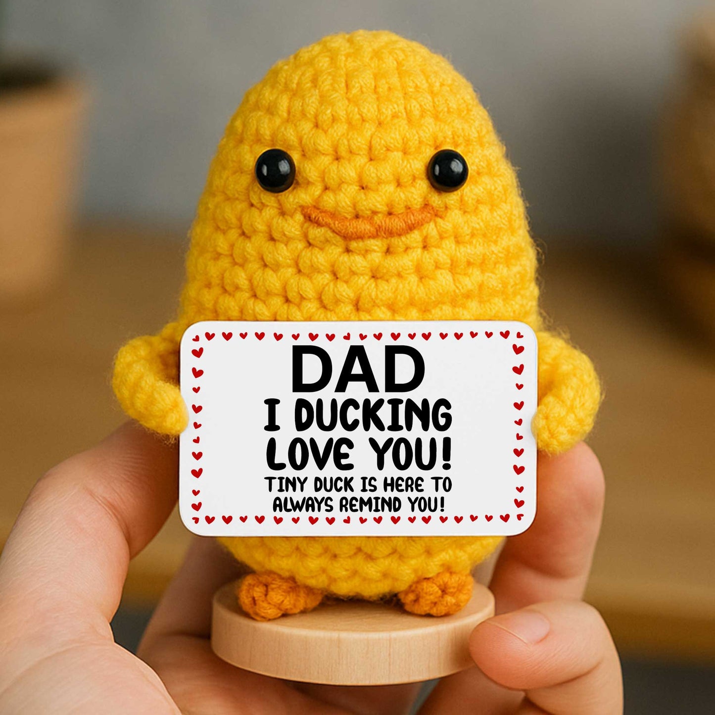 Dad I Ducking Love You With Tiny Duck And Heart