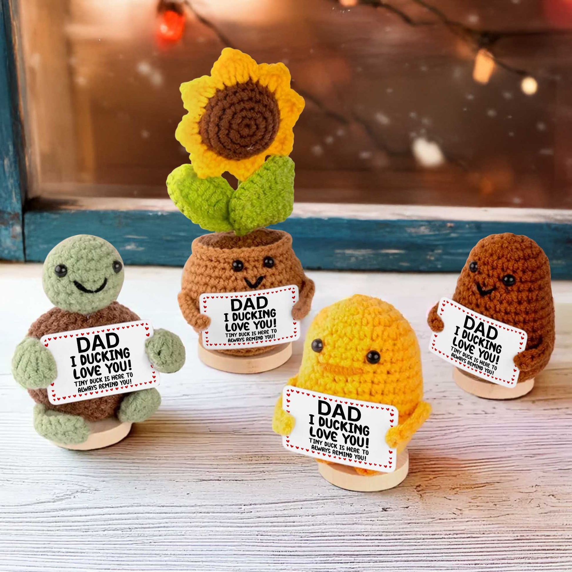 Dad I Ducking Love You With Tiny Duck And Heart