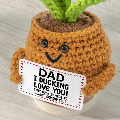 Dad I Ducking Love You With Tiny Duck And Heart