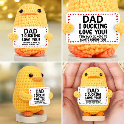 Dad I Ducking Love You With Tiny Duck And Heart