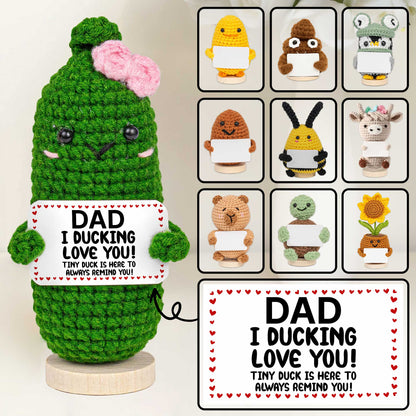 Dad I Ducking Love You With Tiny Duck And Heart