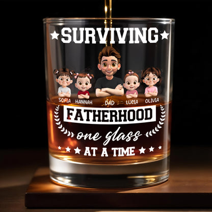 Surviving Fatherhood One Glass At A Time, Cartoon Family