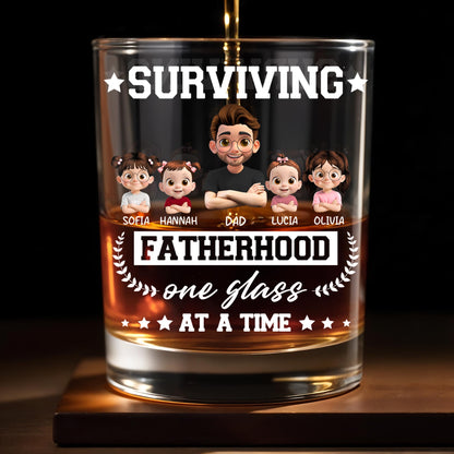 Surviving Fatherhood One Glass At A Time, Cartoon Family