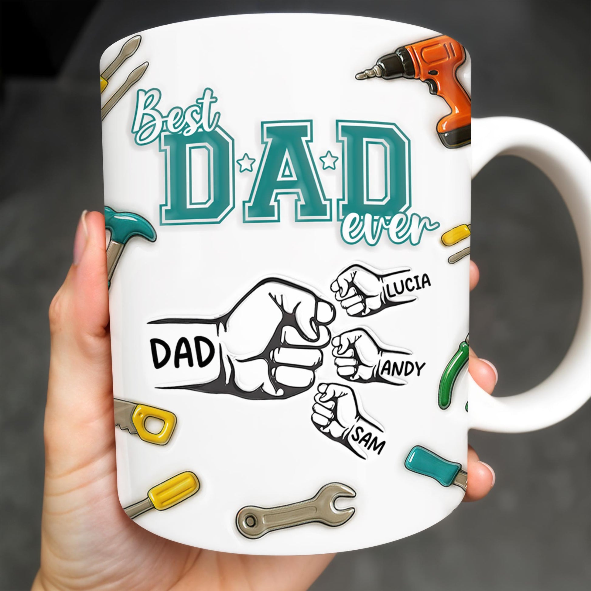 Best Dad Ever, Tools and Hand Gestures