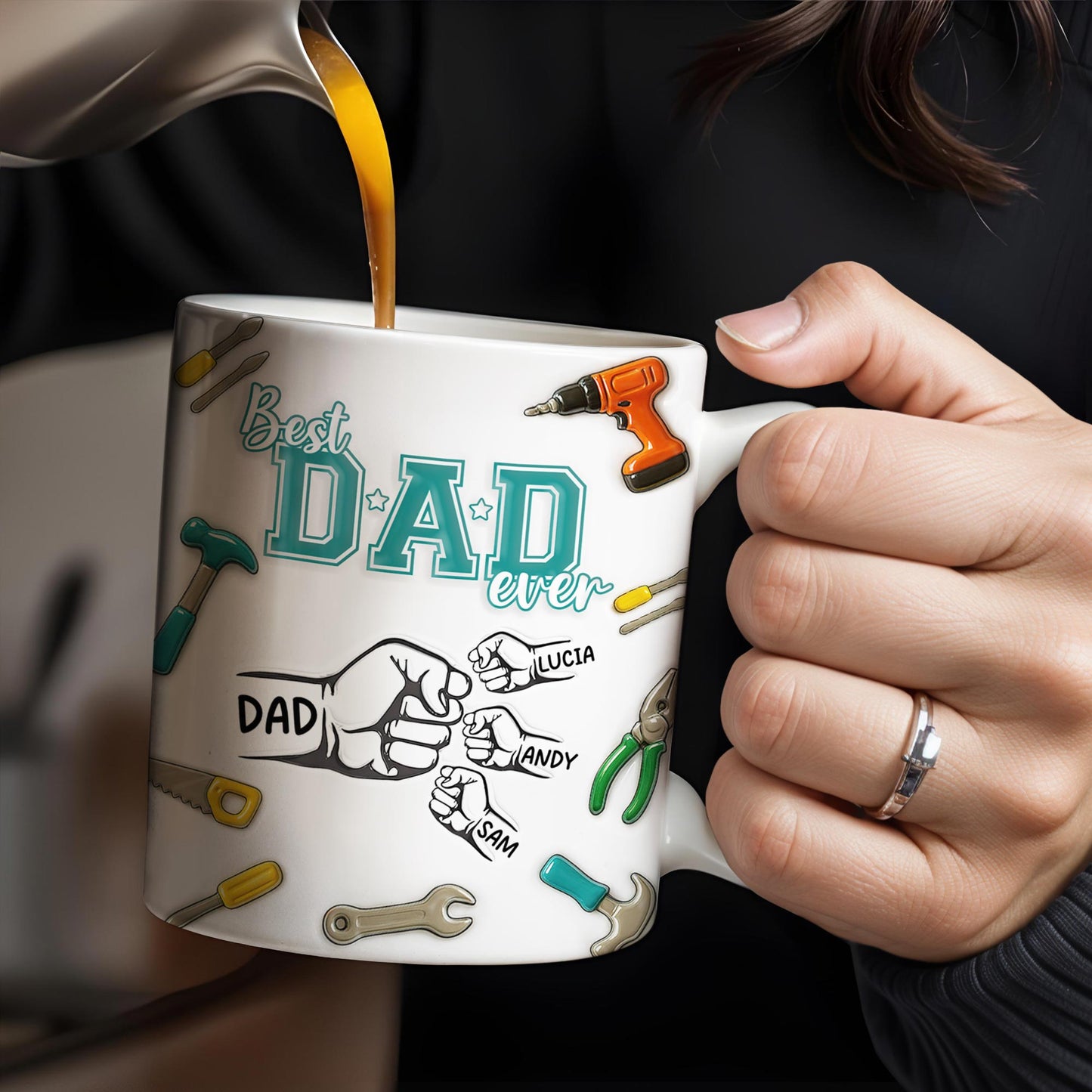 Best Dad Ever, Tools and Hand Gestures