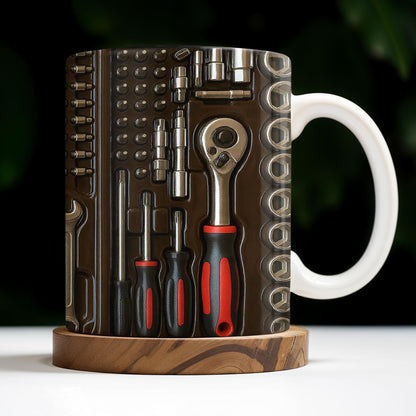 Celebrate Your Inner Mechanic with This Unique Tool-Themed Coffee Mug