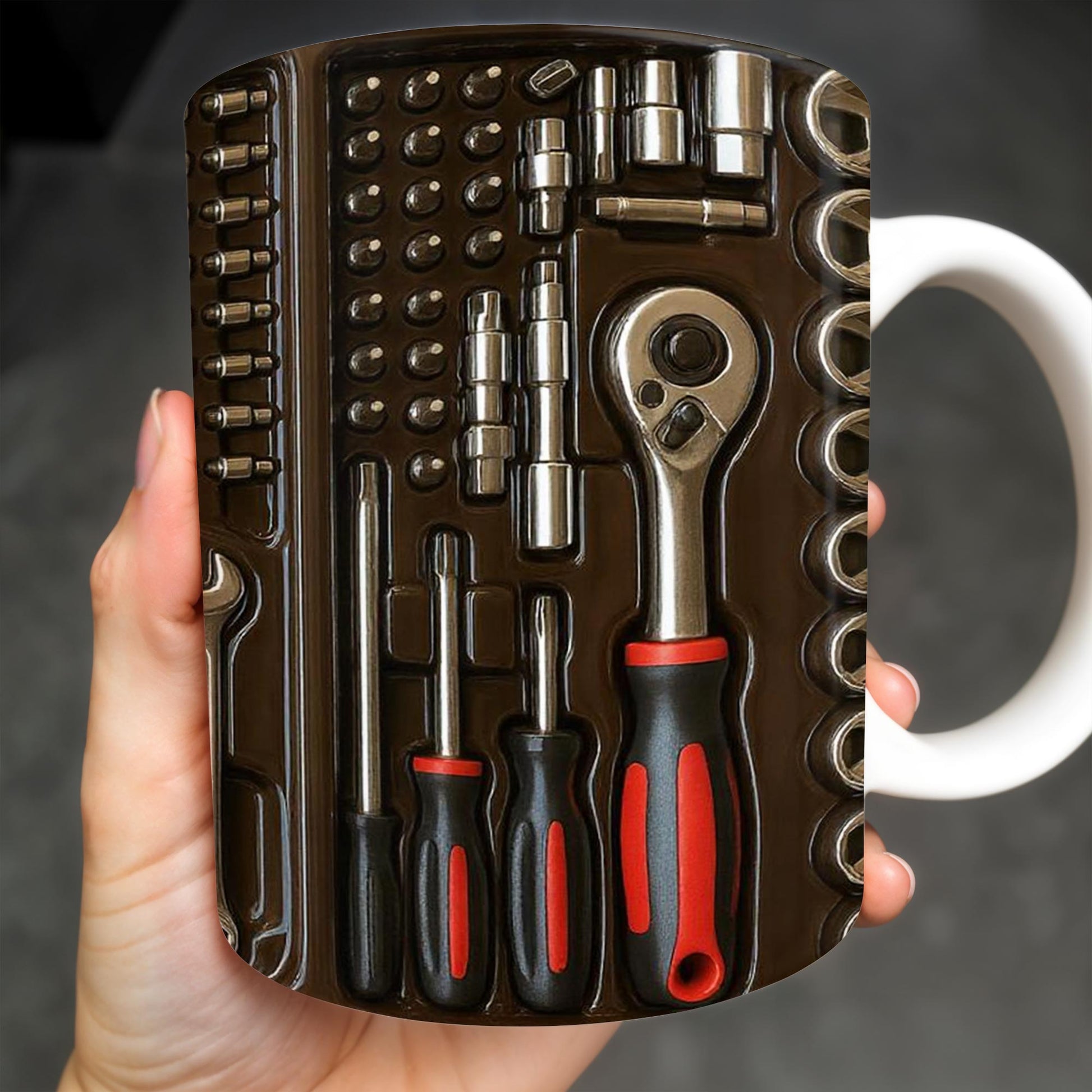 Celebrate Your Inner Mechanic with This Unique Tool-Themed Coffee Mug