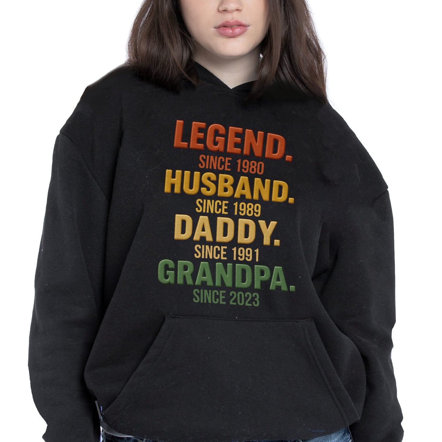 Legend, Husband, Daddy, Grandpa Custom T-Shirt