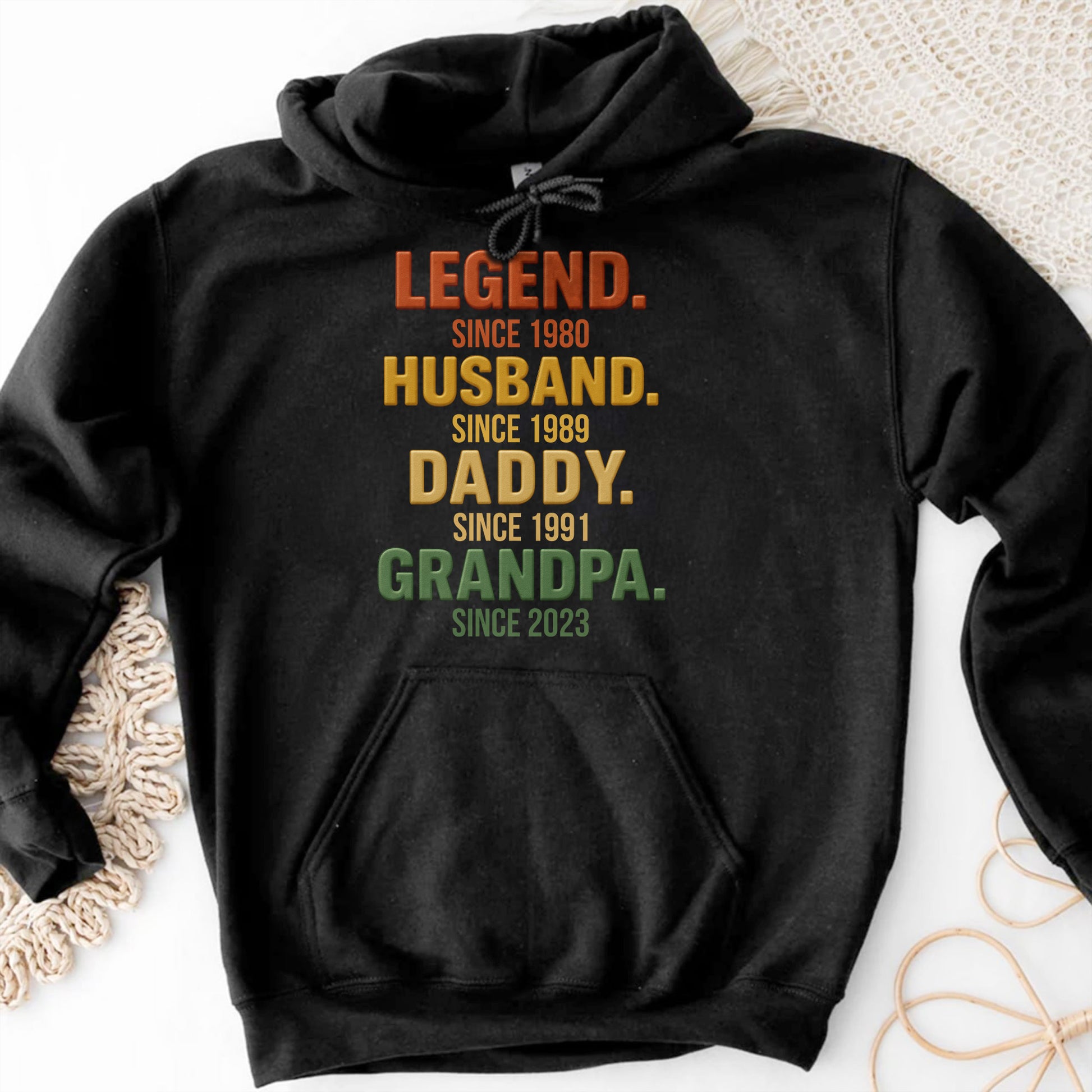 Legend, Husband, Daddy, Grandpa Custom T-Shirt