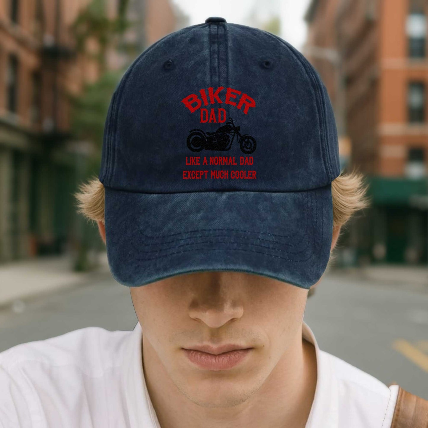 Biker Dad Like A Normal Dad Except Much Cooler