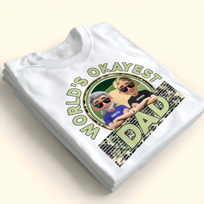 World's Okayest Dad, Cartoon Characters and Sunglasses