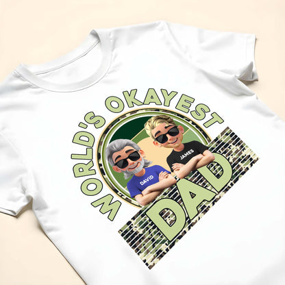 World's Okayest Dad, Cartoon Characters and Sunglasses