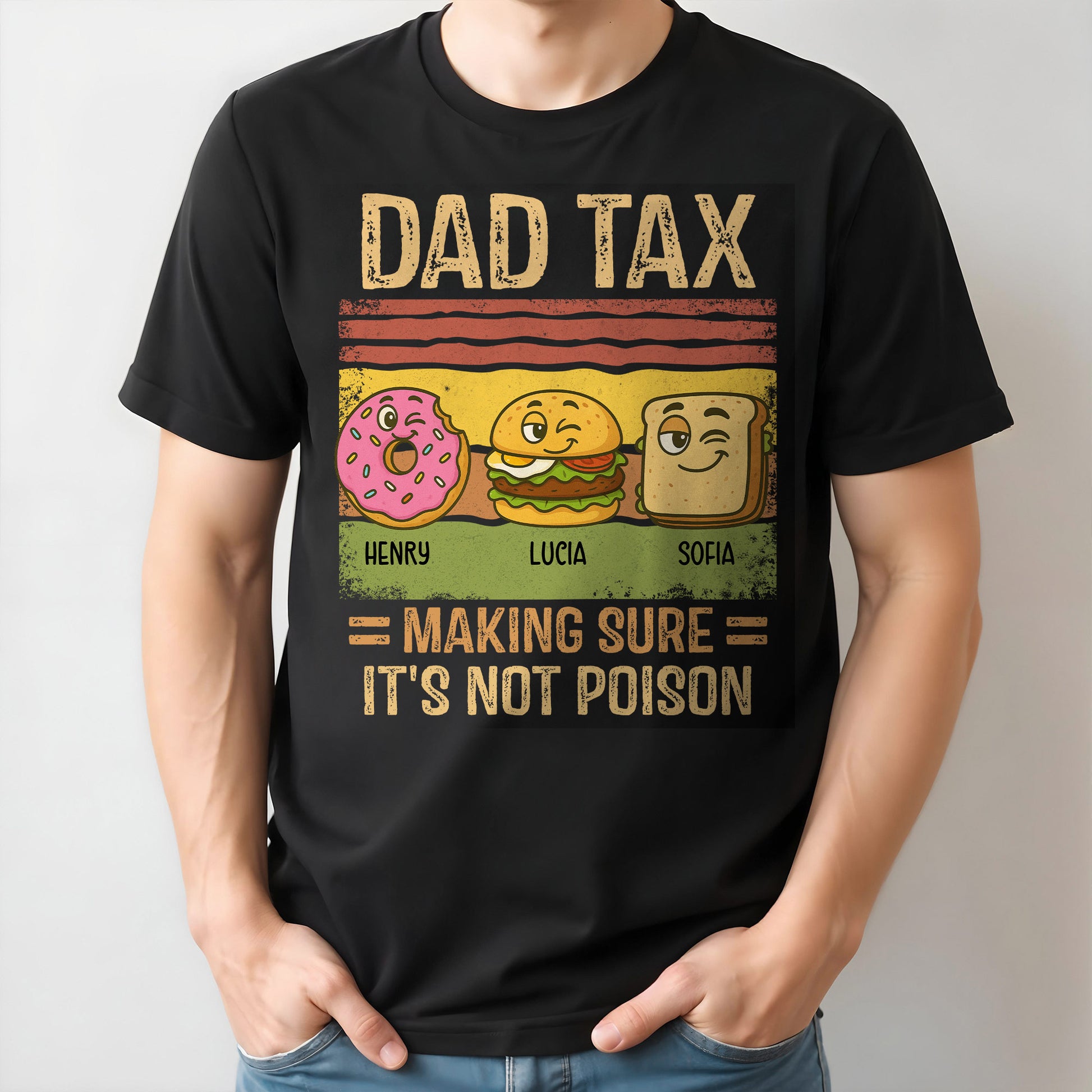 Dad Tax, Making Sure It's Not Poison, Donut, Burger, Bread