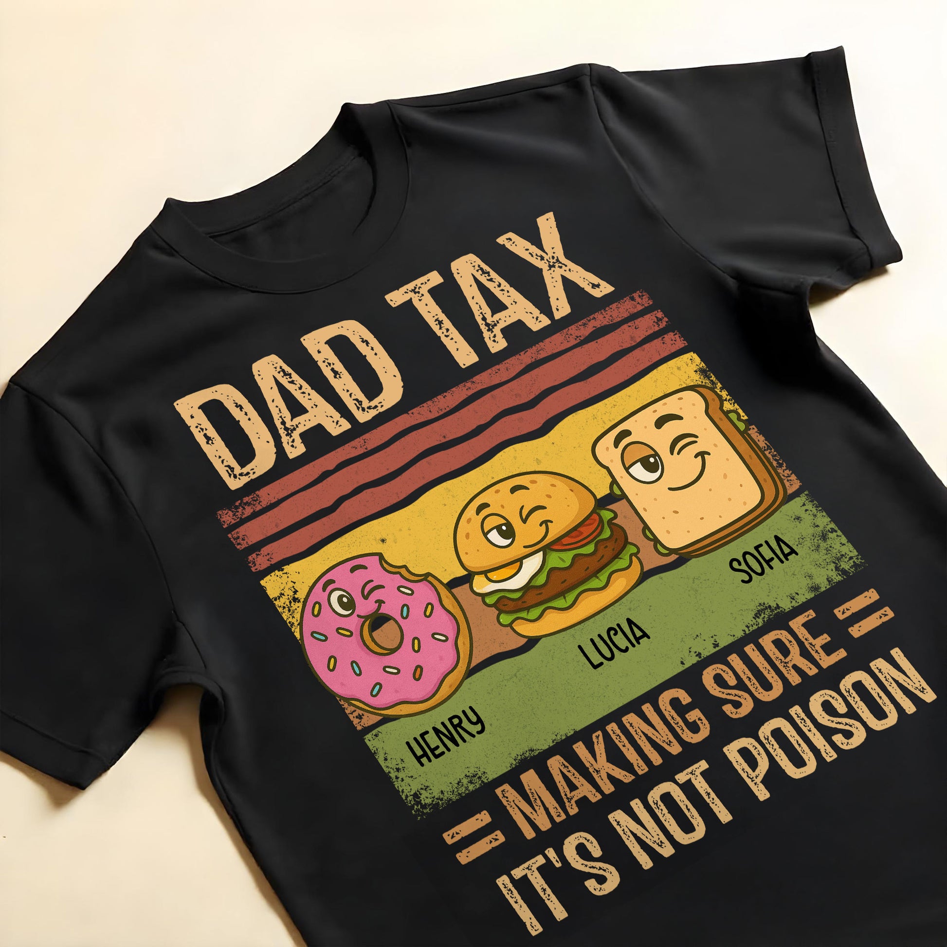 Dad Tax, Making Sure It's Not Poison, Donut, Burger, Bread