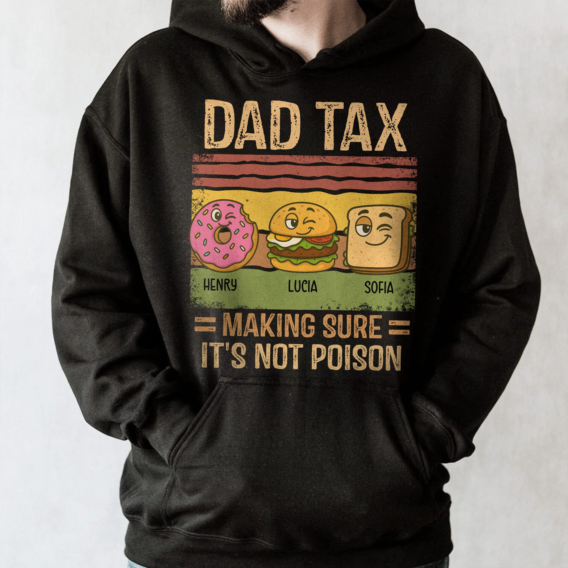 Dad Tax, Making Sure It's Not Poison, Donut, Burger, Bread