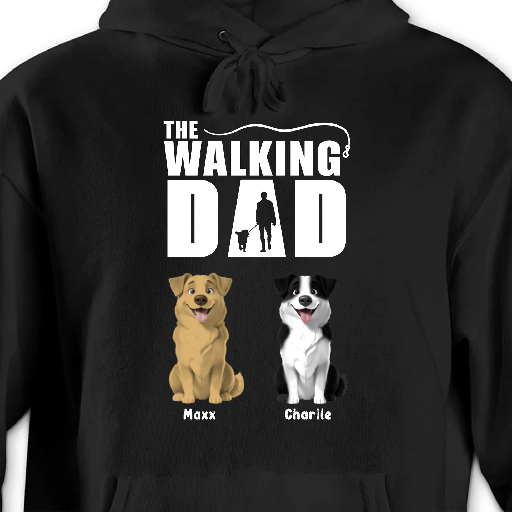 The Walking Dad, Man And Dogs Design
