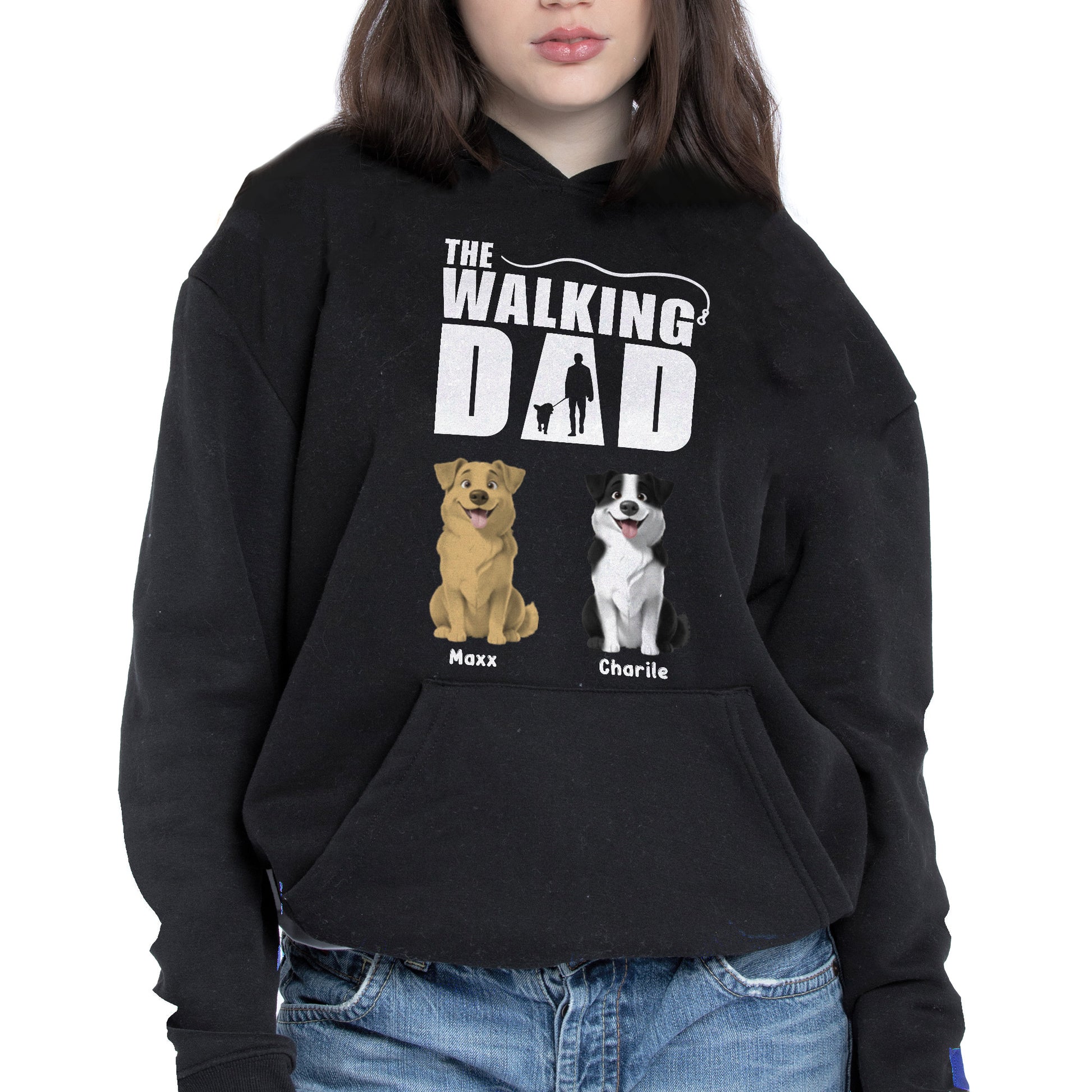 The Walking Dad, Man And Dogs Design